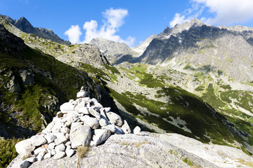 Fototapeta na wymiar Mengusovska Valley, Vysoke Tatry (High Tatras), Slovakia