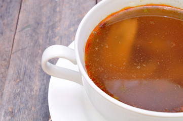 mushroom soup with mayonnaise