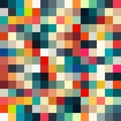Fototapete Mosaik Abstraktes geometrisches Retro-Muster nahtlos für Ihr Design