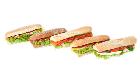 Collection of sandwiches.