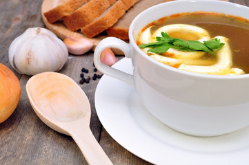 mushroom soup with mayonnaise