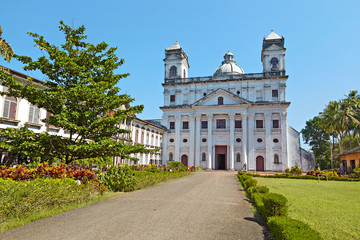 Church of St. Cajetan; Goa, India - obrazy, fototapety, plakaty