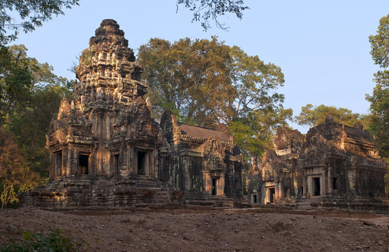 Thommanon, Hindu temples at Angkor, Cambodia.