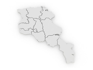 Map of Armenia