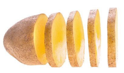 sliced potato