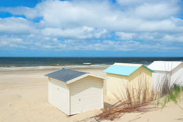 Beach huts at Texel