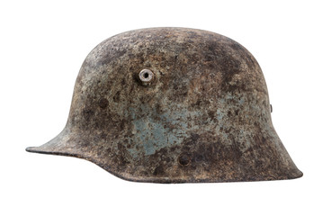 Old german helmet