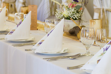 decoration on wedding chairs cover