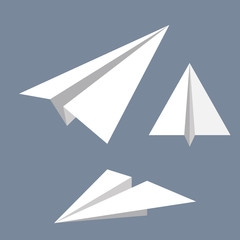 vector illustration of Paper plane