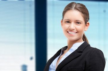 Fototapeta premium Smiling businesswoman