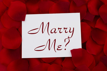 Marry Me? card