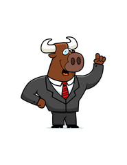 Bull Businessman