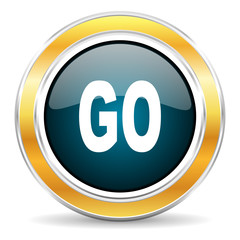 Fototapeta premium go icon