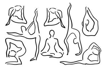 Sketch Yoga Poses