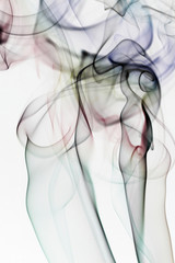 Abstract colorful smoke