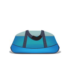 Isolated sports bag on a white background