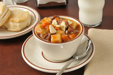 Pot roast soup