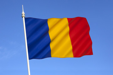 The national flag of Romania