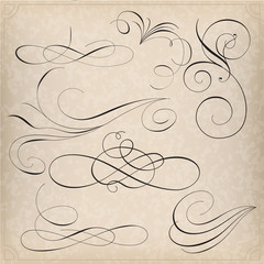 Calligraphy elements