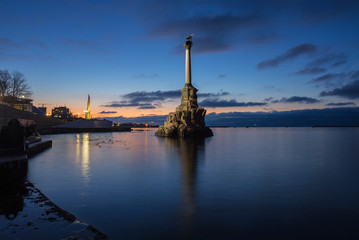 Monument to the Scuttled Warships in Sevastopol, Ukraine