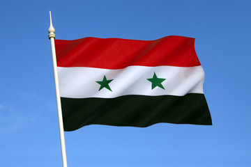 Naklejka na ściany i meble Flag of Syria