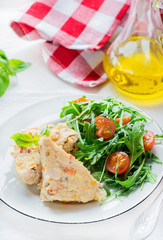 Chicken casserole with vegetables