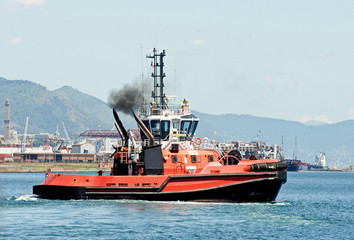 tug in the port