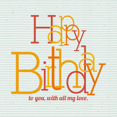 happy birthday design