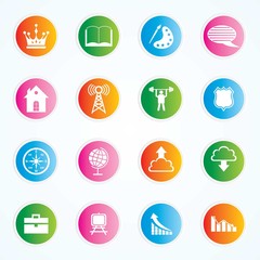 Web Icon Set. Easy To Edit Vector Image