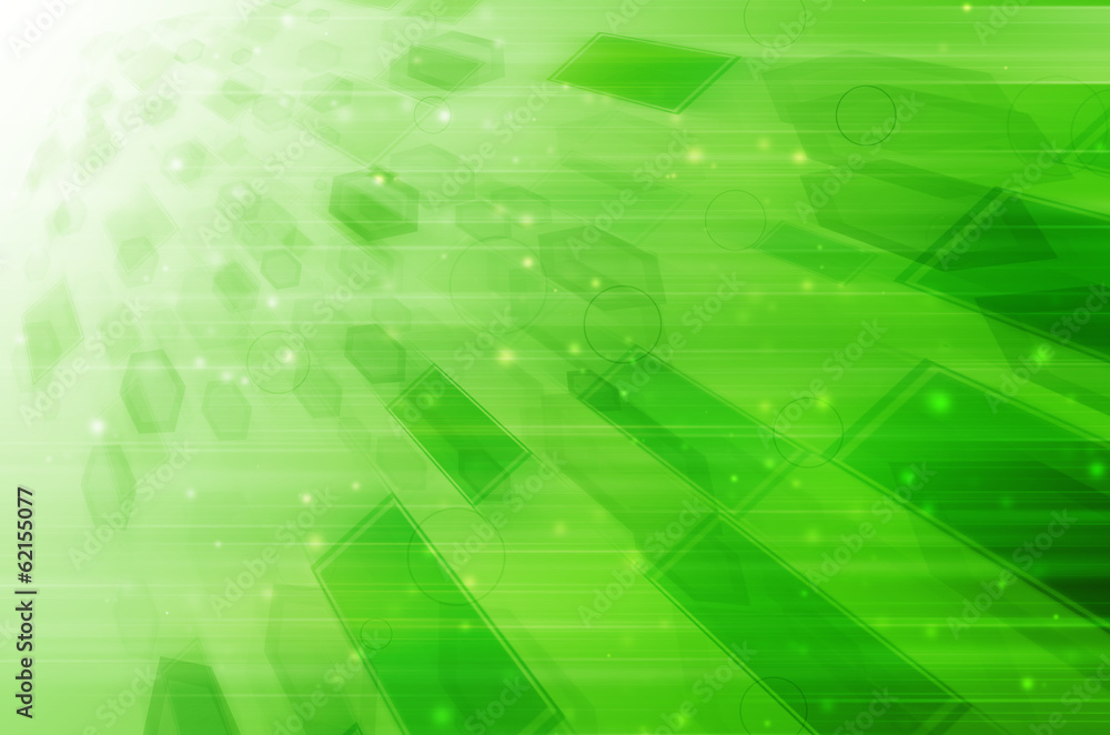 Canvas Prints abstract green technology background.