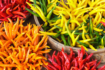 Colorful organic pappers