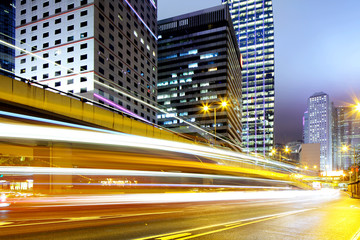 Hong Kong with traffic