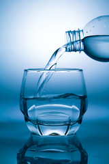 pouring water