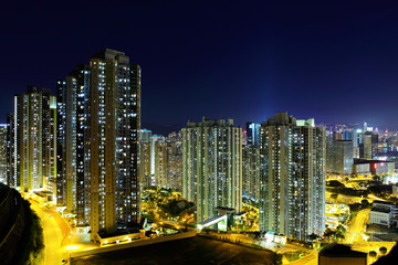 Hong Kong cityscape at night