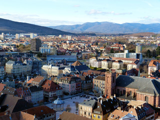 ville de Belfort vue globale