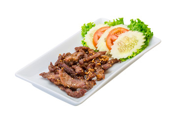 Fried pork thai style