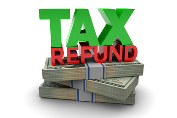 Tax Refund - obrazy, fototapety, plakaty