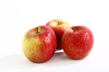 Dreiergruppe Äpfel