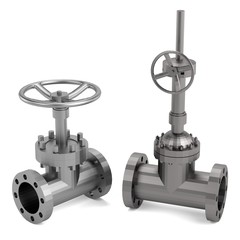 realistic 3d render of valve