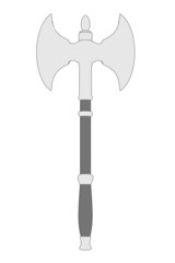 cartoon image of axe weapon