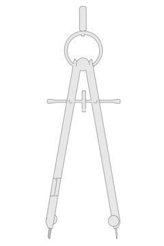 cartoon image of trammel tool