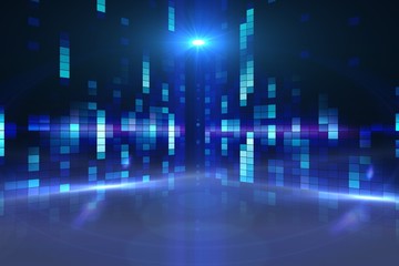 Obraz premium Digitally generated disco background