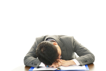 疲れたビジネスマン