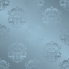 vector seamless backdrop. damask pattern. flower wallpaper