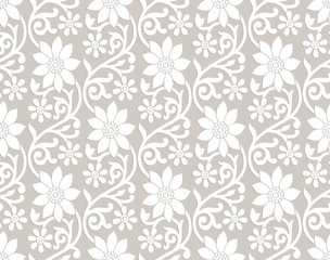Floral seamless flower background