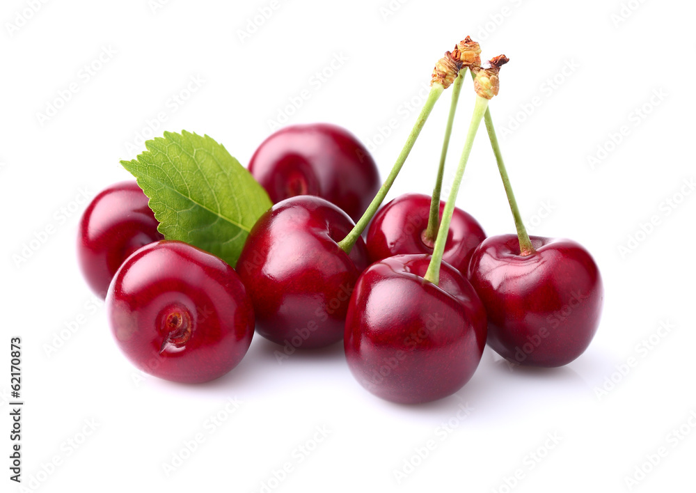 Poster sweet ripe cherry