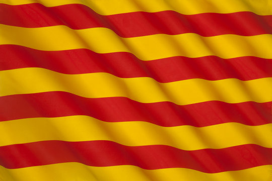 Flag of Catalonia - Spain