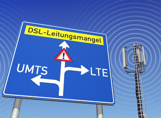 DSL-Leitungsmangel, Alternative UMTS & LTE