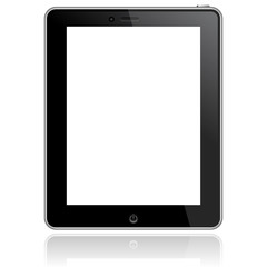 Realistic computer tablet in Black color
