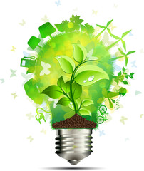 Concetto lampadina risparmio energetico © elaborah